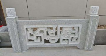 安康芝麻白河道栏杆 桥栏杆