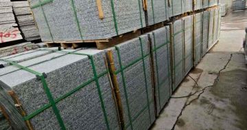 安康芝麻白地铺版 石材地铺石