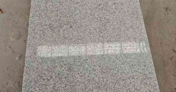 安康芝麻白光面毛板