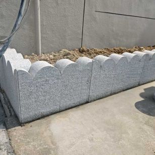 安康芝麻白花边石  围边石