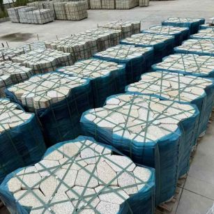 安康黄金麻冰裂纹 碎拼