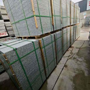 安康芝麻白地铺版 石材地铺石