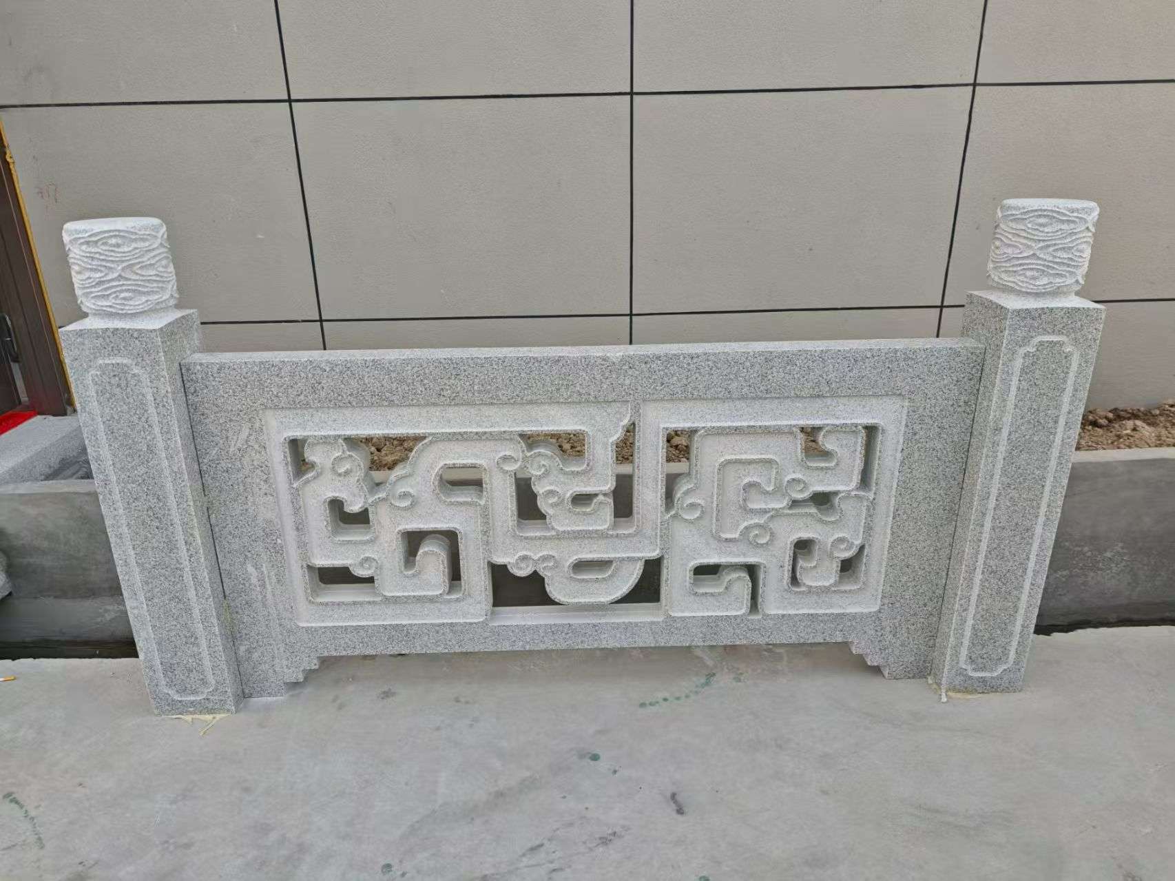 安康芝麻白河道栏杆 桥栏杆