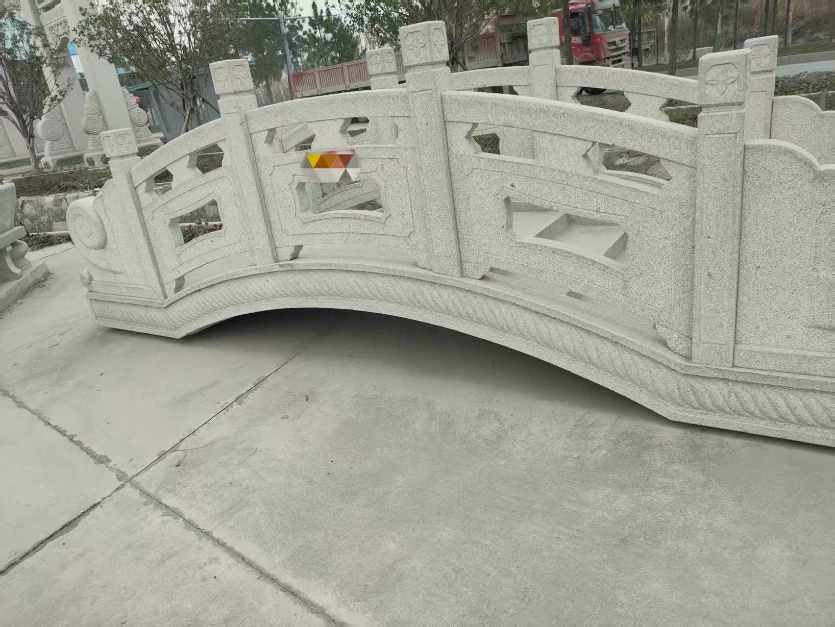 安康芝麻白拱桥，石桥